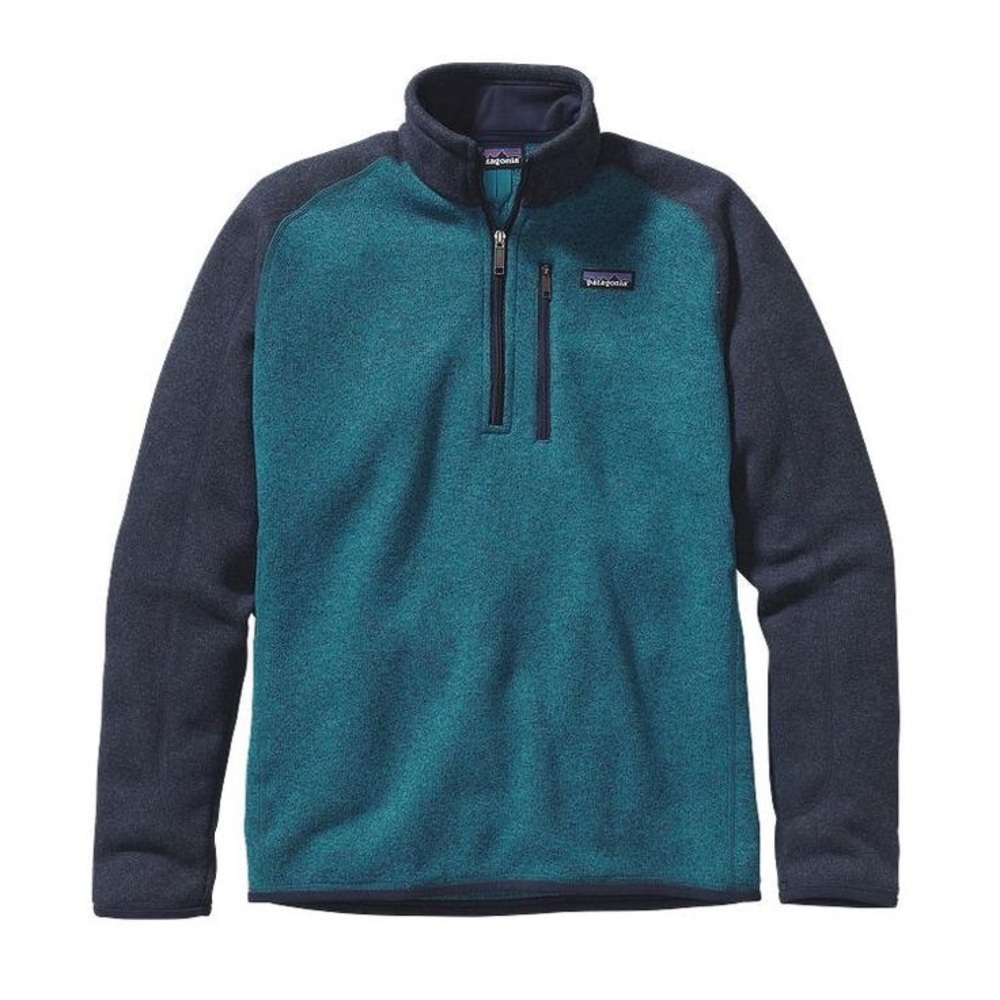 NWT Men’s Patagonia 1/4 Pullover Better Sweater Jacket, Blue, Small